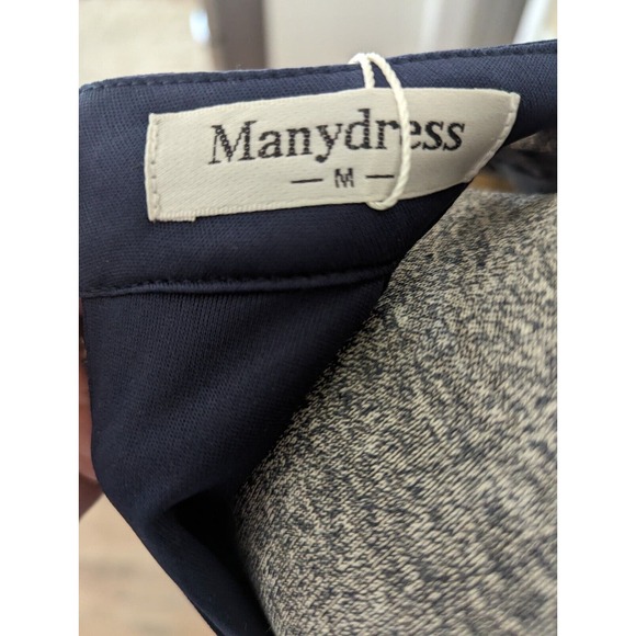 Manydress Womens Halter Ruched Dress Cocktail Bodycon Slim Mini Wrap Dress M - Picture 8 of 16